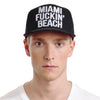 Miami Fuckin' Beach Baseballcap Hat - Snapback closure (Cotton)