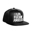 Los Fuckin' Angeles Baseballcap Hat - Snapback/Watch (Lambskin Leather)